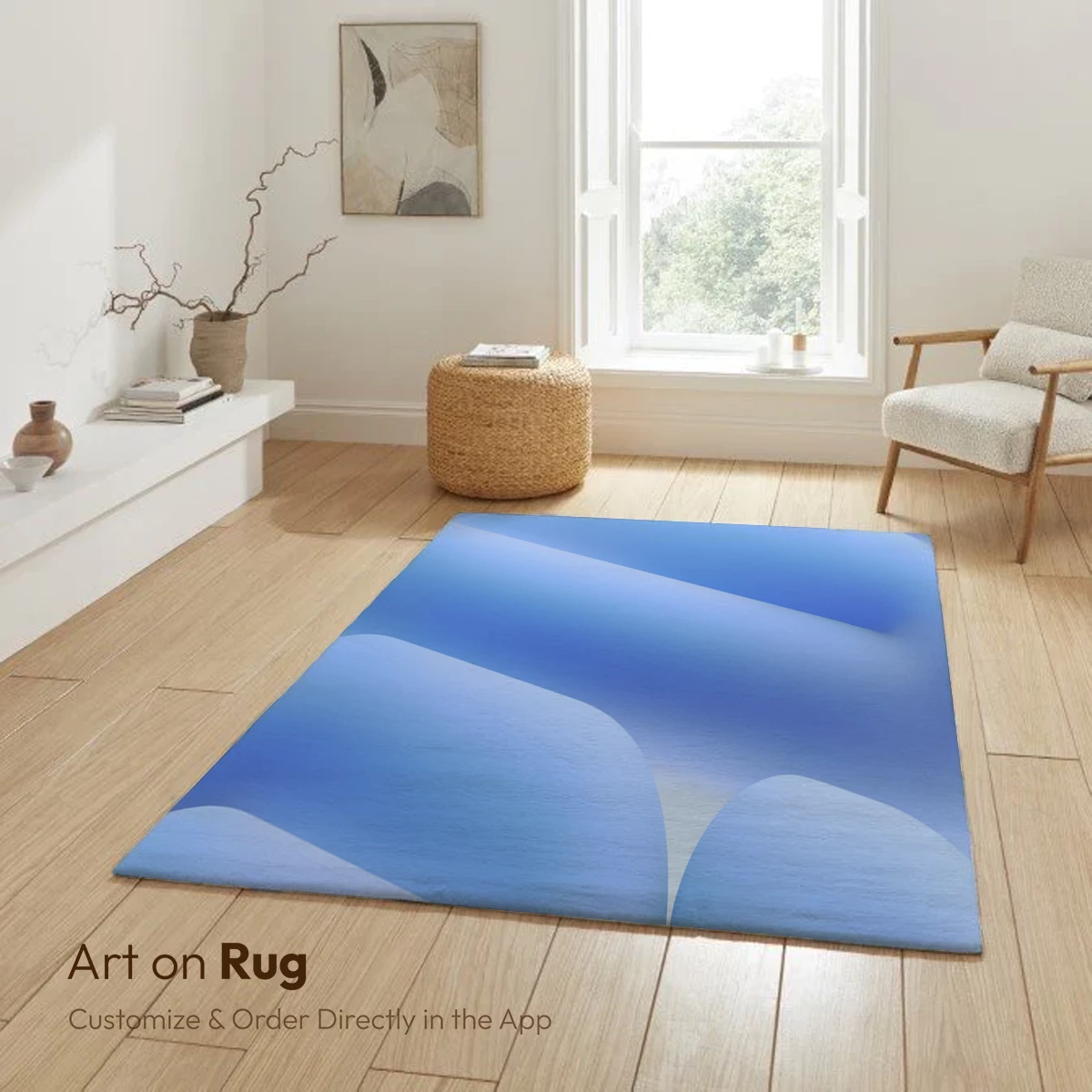 Ethereal Blue Waves: A Digital Sculpture Symphony - Image 5