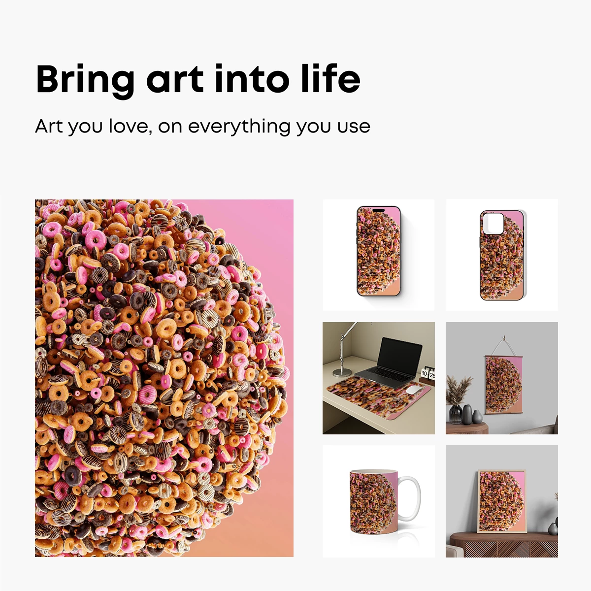 Donut Sphere: A Sweet, Whimsical Delight