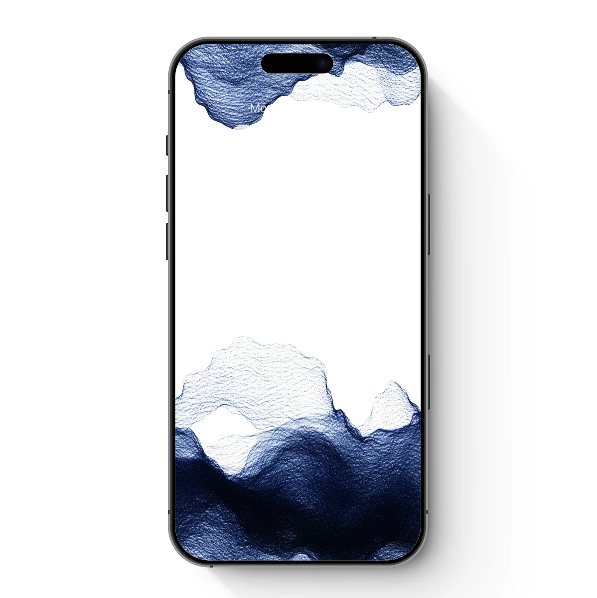 Ethereal Blue Waves: Digital Abstract Flow