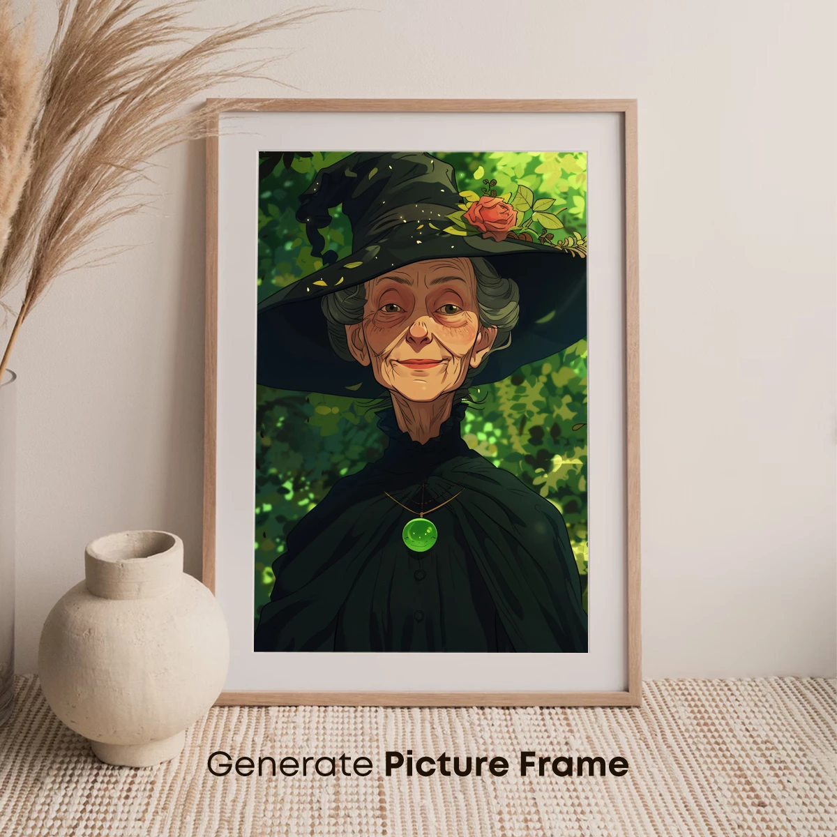 Enchanted Forest Witch: Mystical Green Aura - Image 7