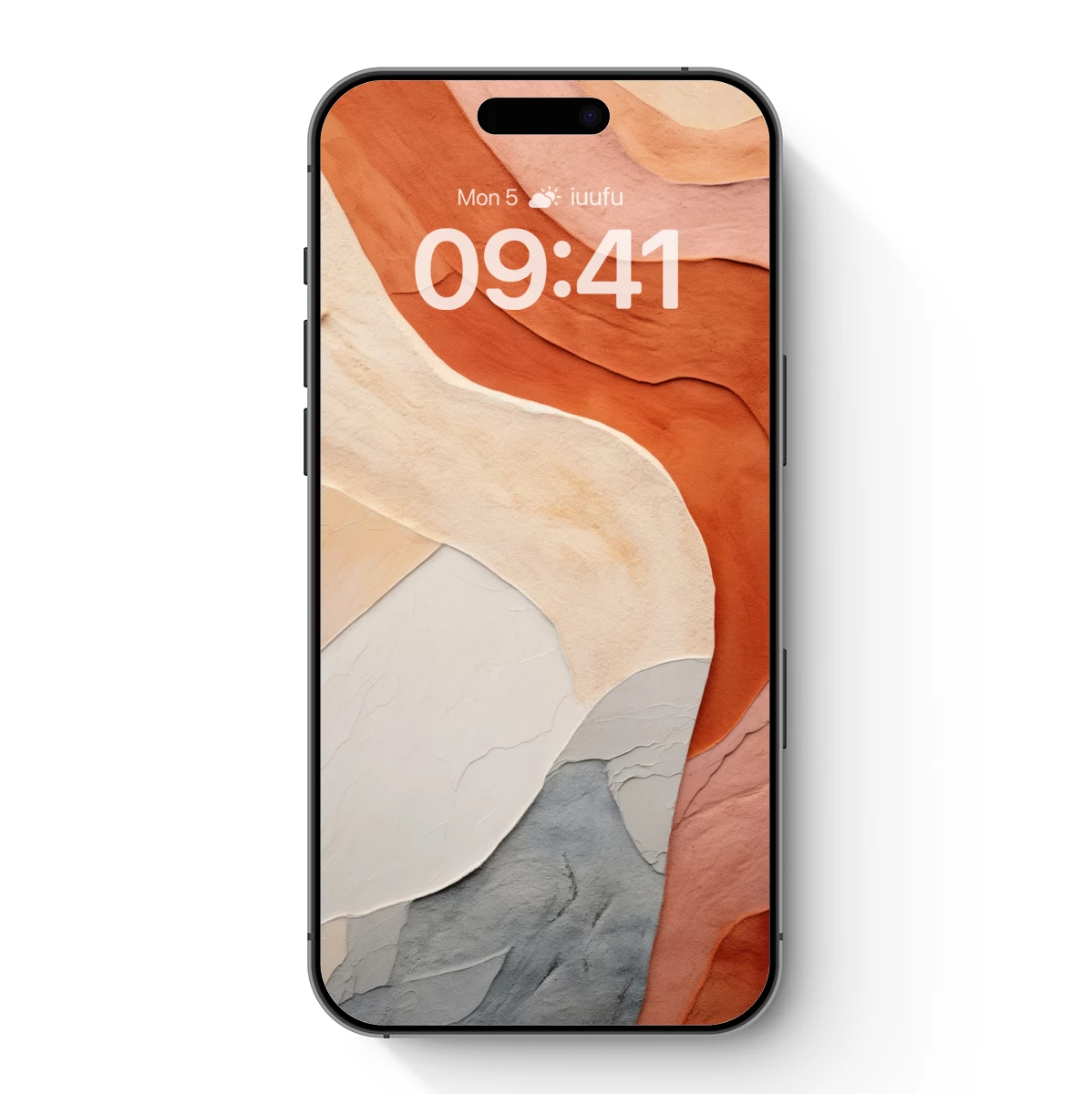 Abstract Terracotta Flow