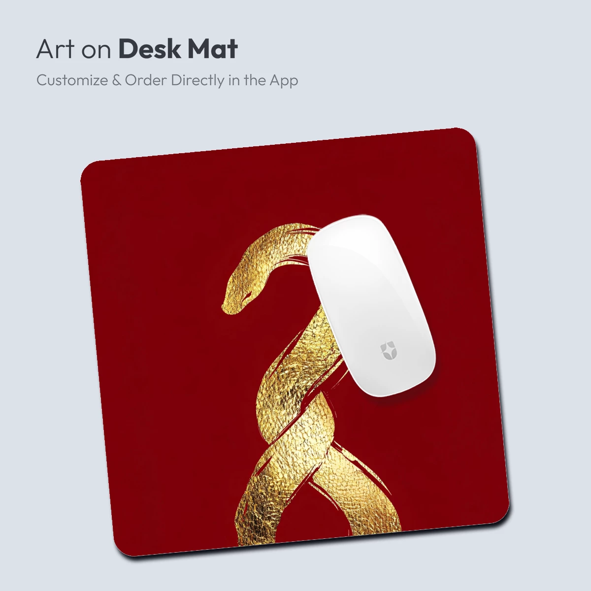 Golden Serpent on Crimson: Elegance Uncoiled - Image 3