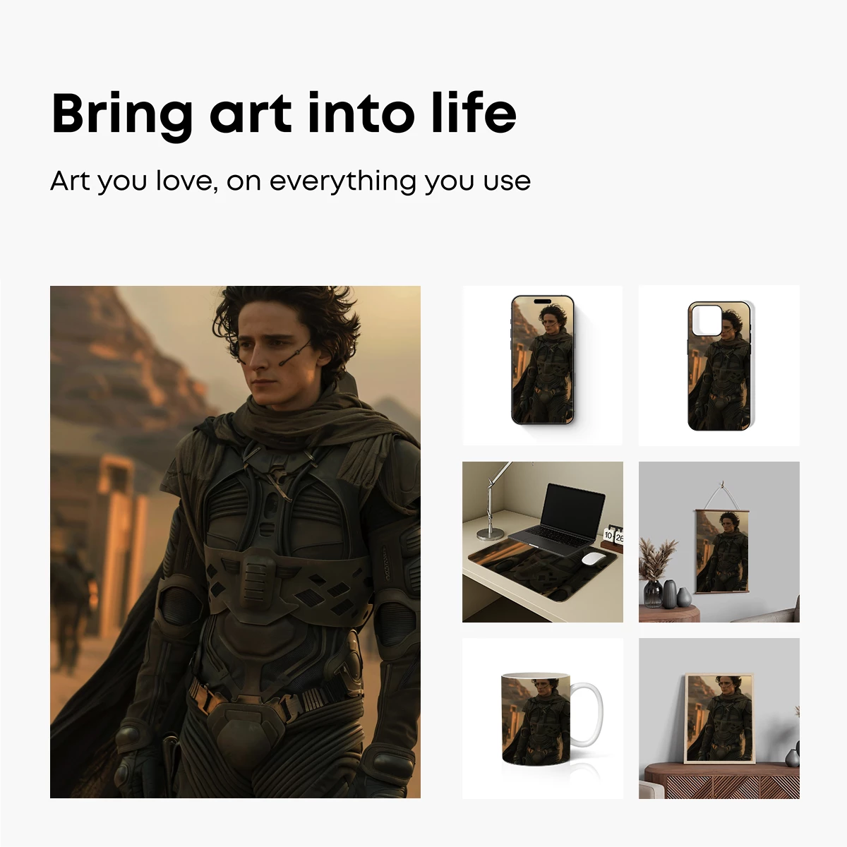 Desert Warrior in Futuristic Armor - Image 2