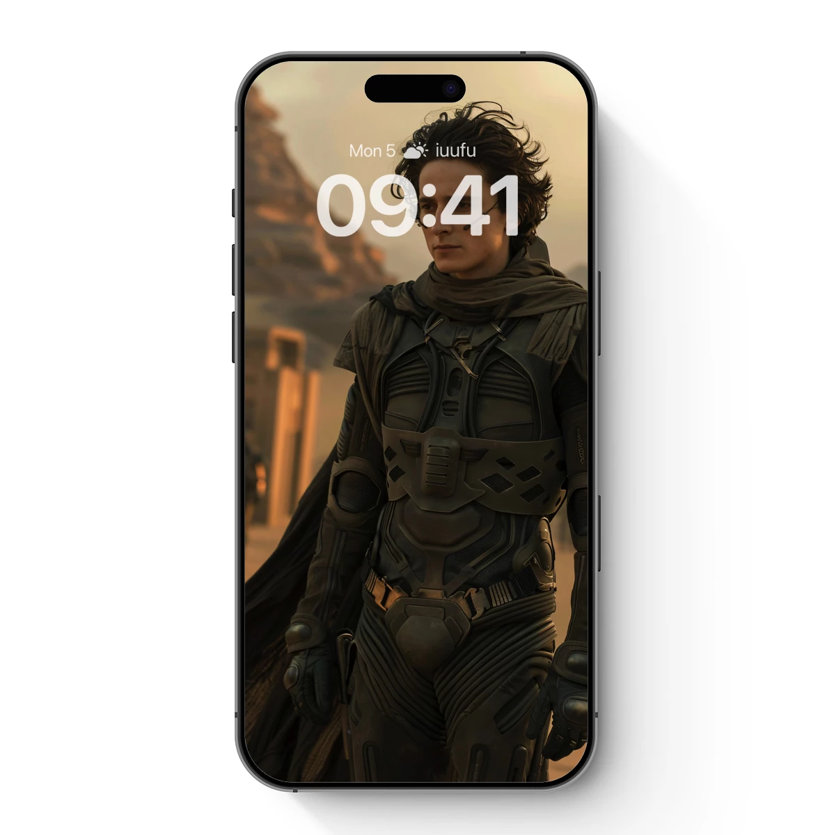 Desert Warrior in Futuristic Armor