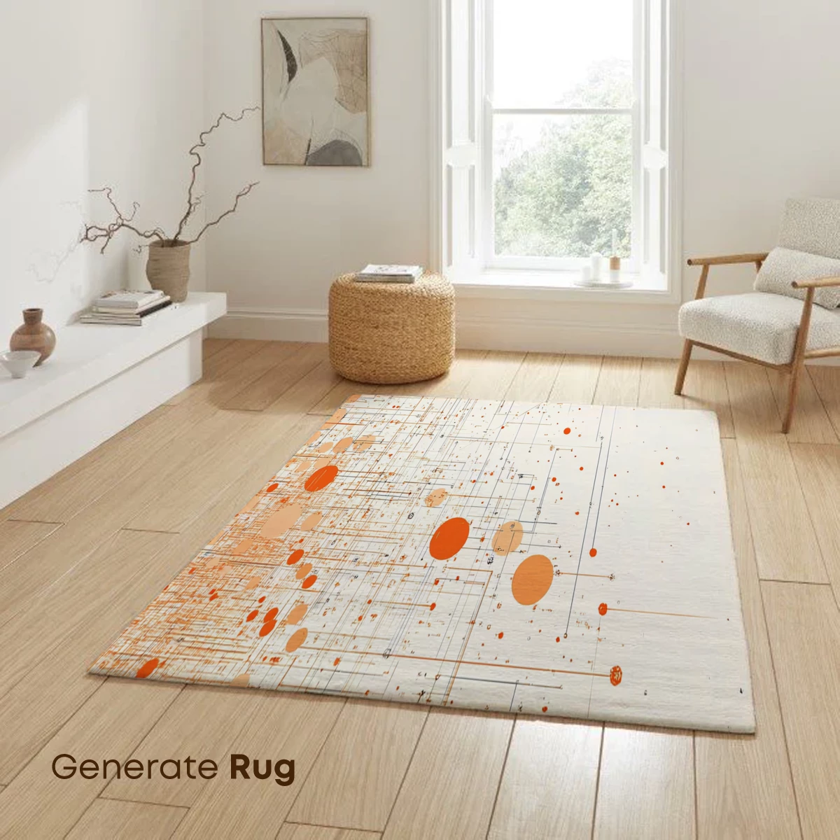 Geometric Odyssey: Interwoven Circles and Lines - Image 6