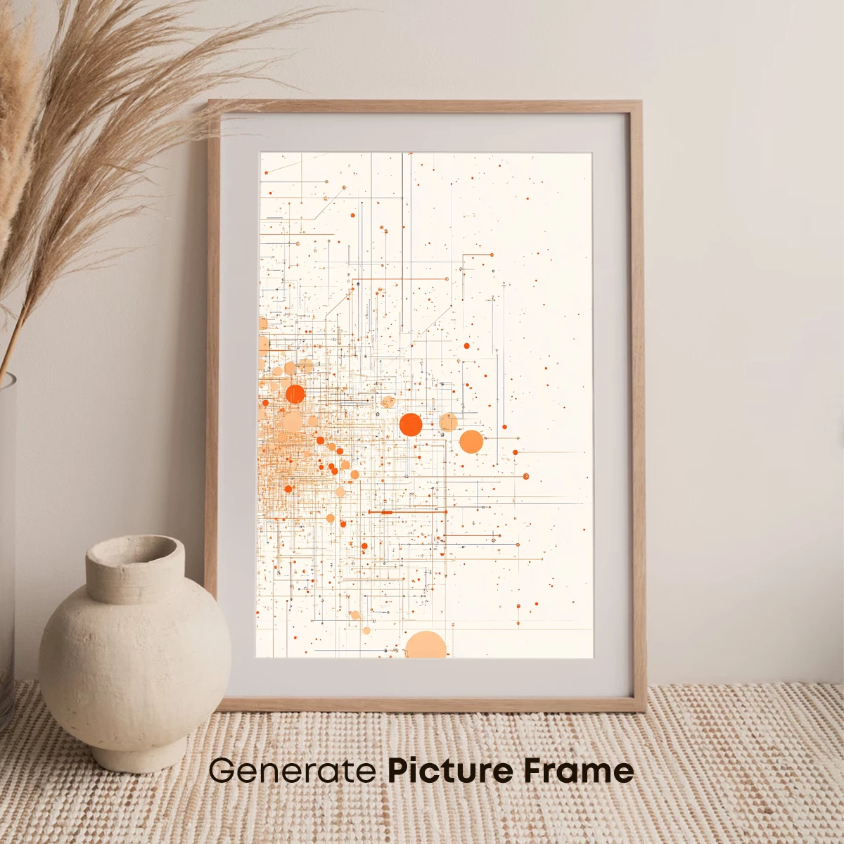 Geometric Odyssey: Interwoven Circles and Lines - Image 7