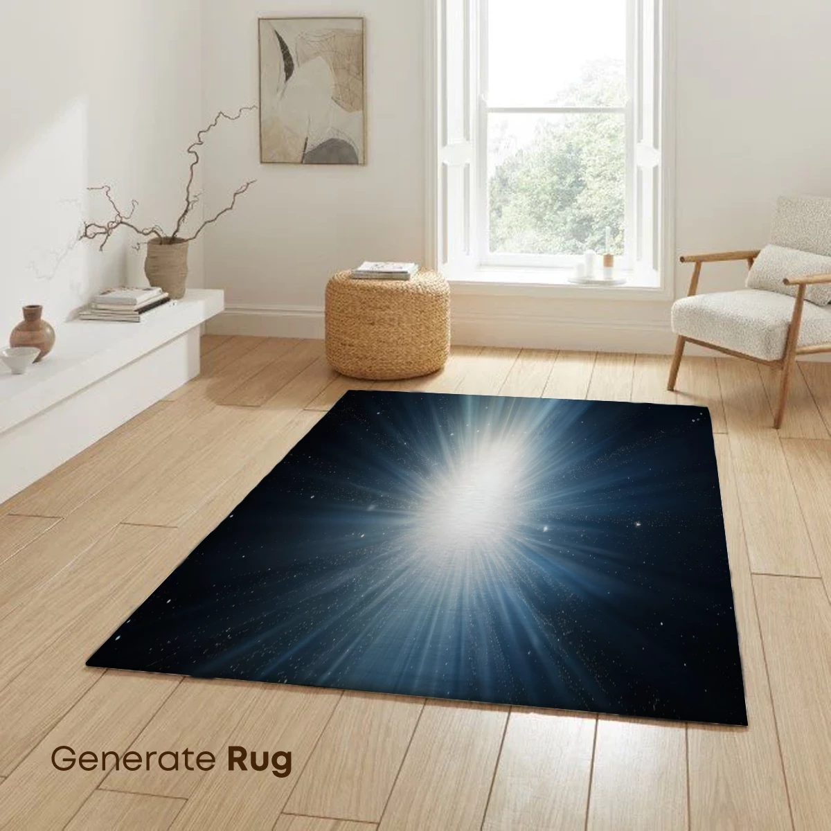 Cosmic Burst: Radiant Starlight in the Abyss - Image 6