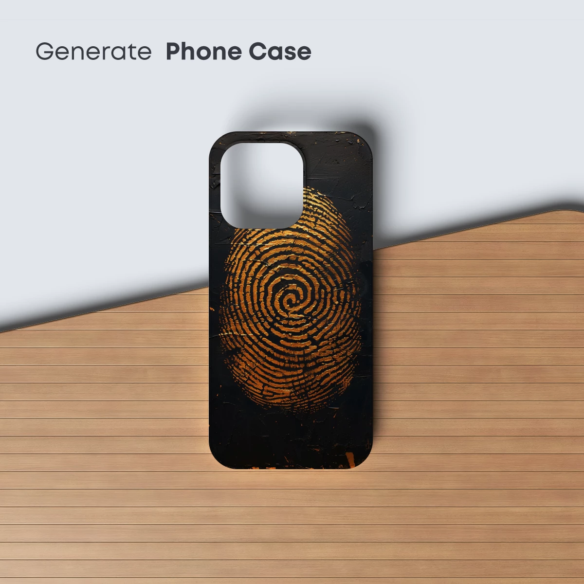 Golden Spiral Whirl: Enigmatic Fingerprint Art - Image 3