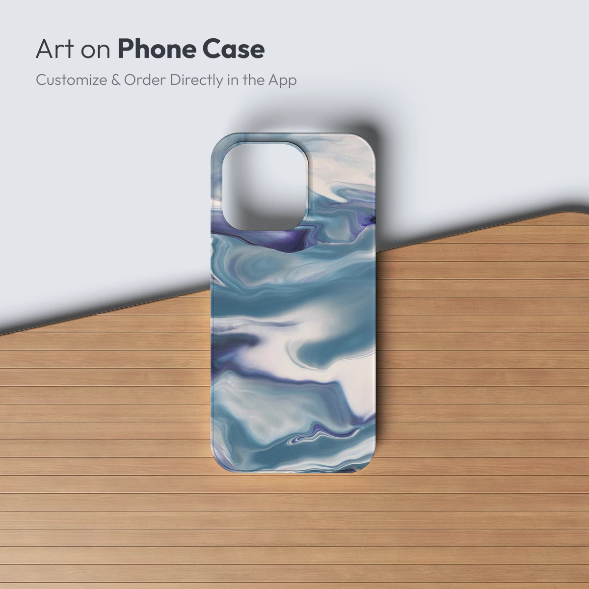 Ethereal Ocean Waves: Abstract Fluid Art - Image 3