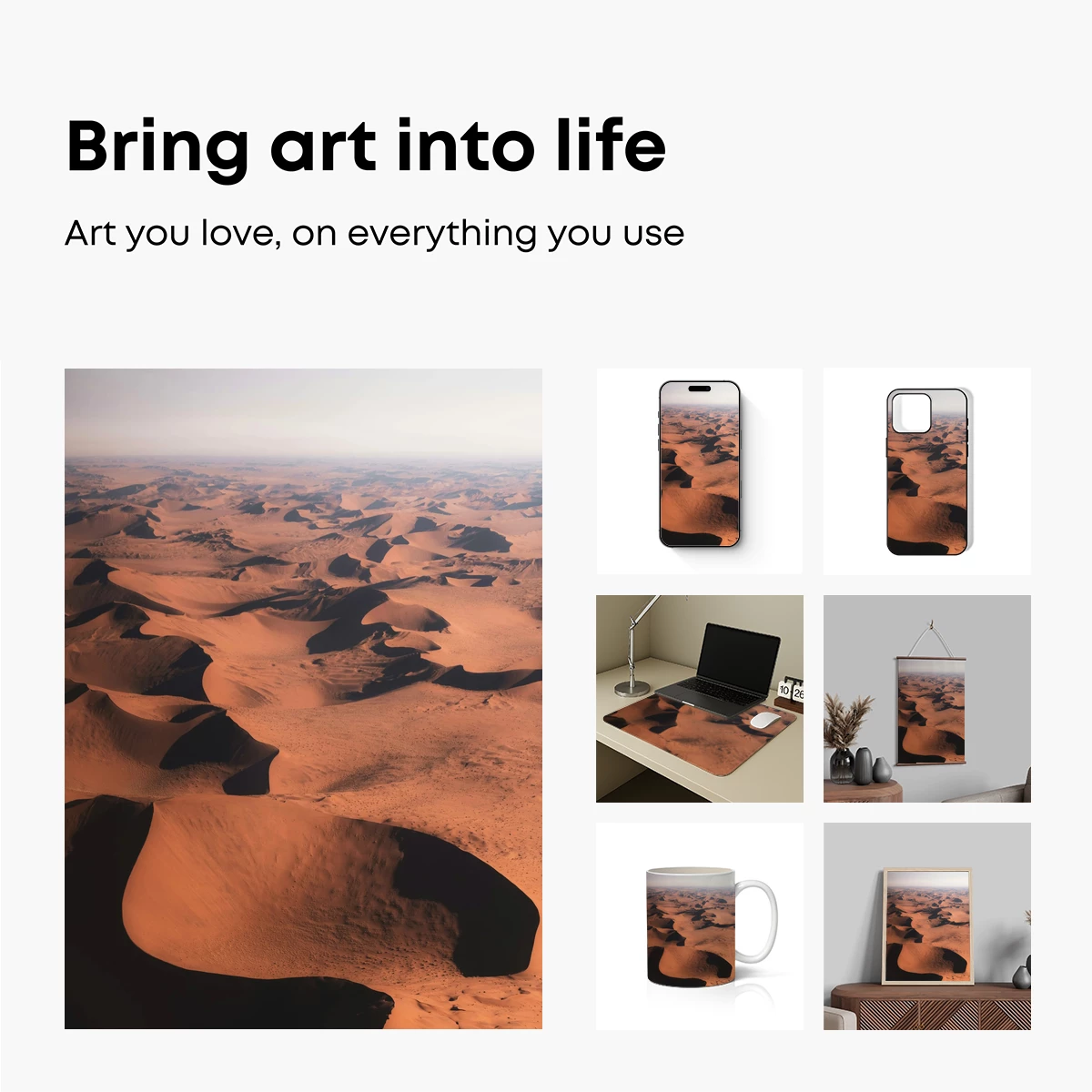 Dunes of Eternity: Golden Sands Sculpted by Wind - Image 2