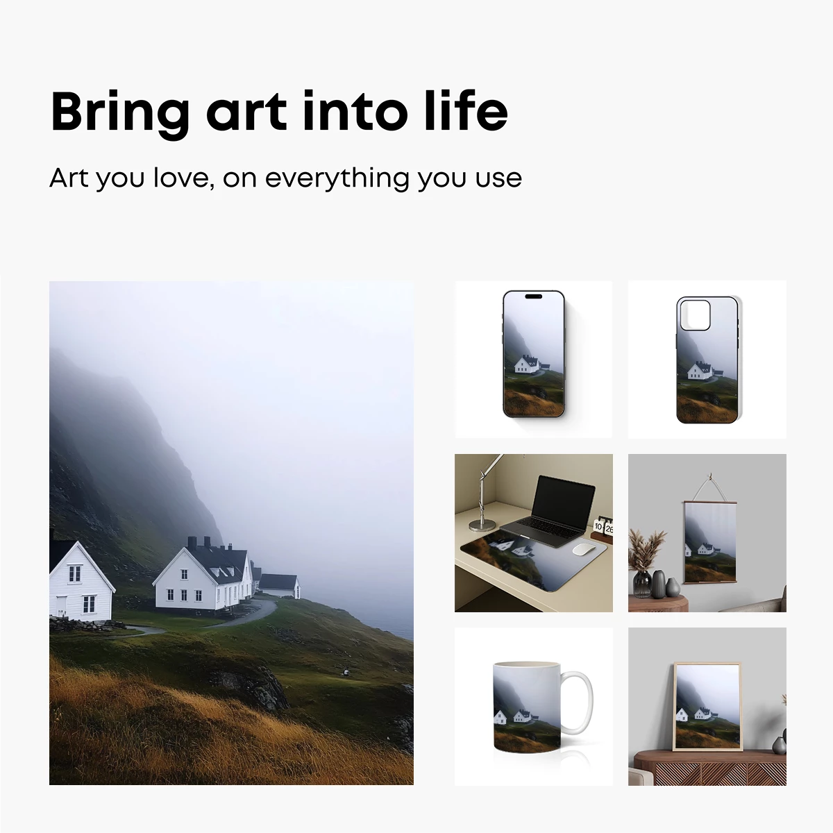 Foggy Coastal Cottages: Serene Misty Retreat - Image 2