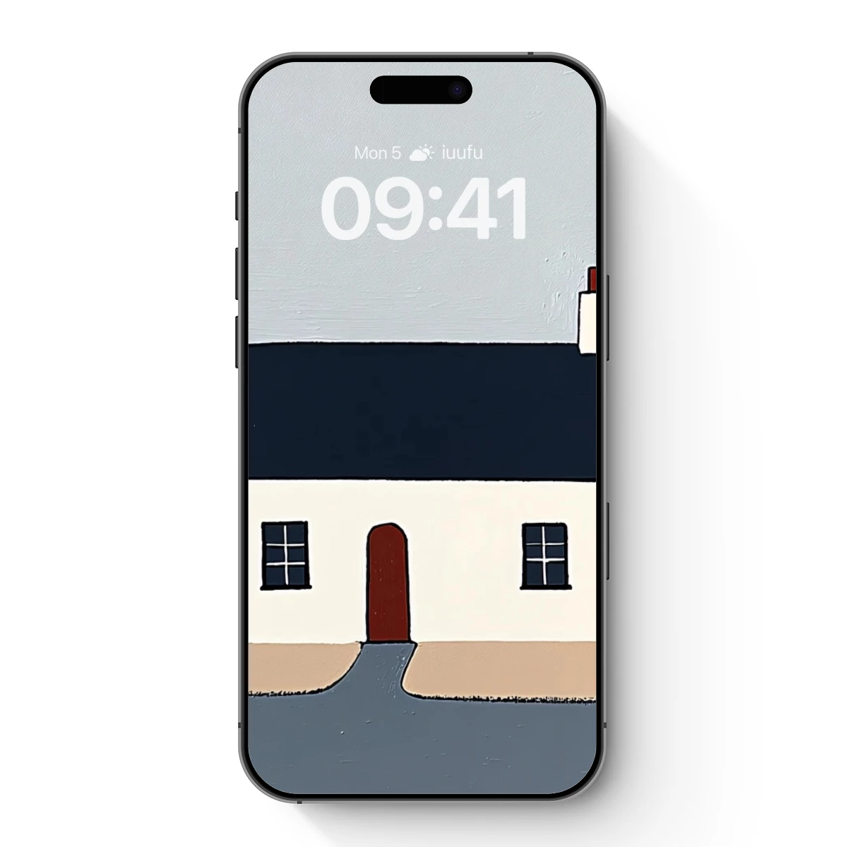 Cozy Cottage Between Trees: A Minimalist Homestead Scene