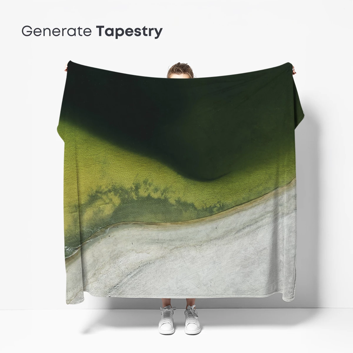 Aerial Serenity: Green Waters Meet White Sands - Image 5