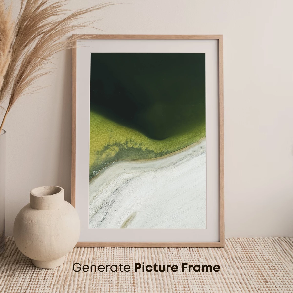 Aerial Serenity: Green Waters Meet White Sands - Image 7