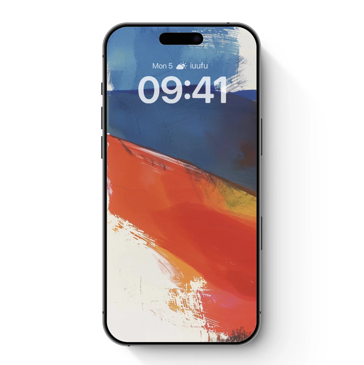 Abstract Horizon: Red and Blue Fusion