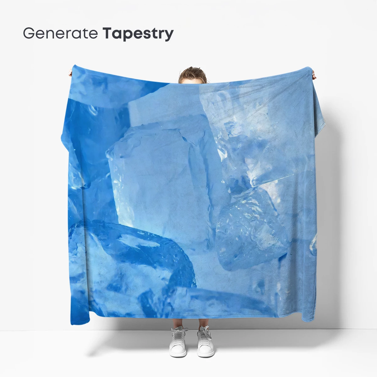 Crystal Ice Cubes: Frosty Blue Serenity - Image 5