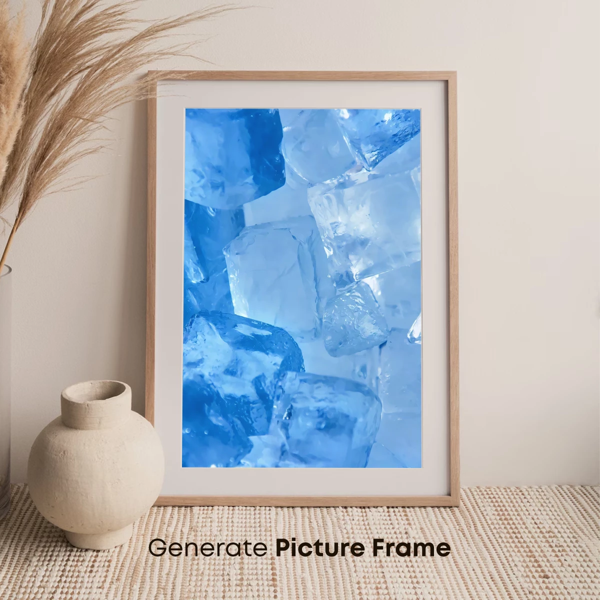 Crystal Ice Cubes: Frosty Blue Serenity - Image 7