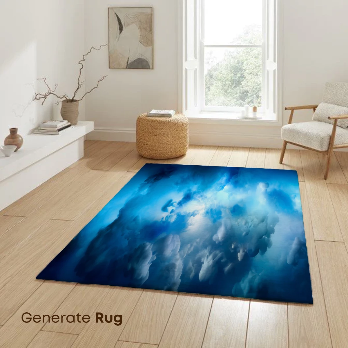 Ethereal Blue Clouds: A Celestial Dream - Image 6