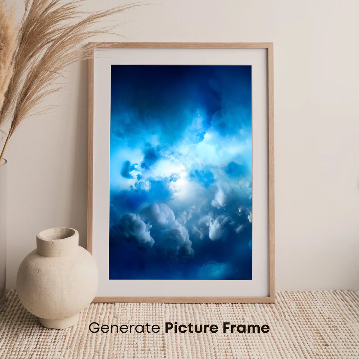 Ethereal Blue Clouds: A Celestial Dream - Image 7