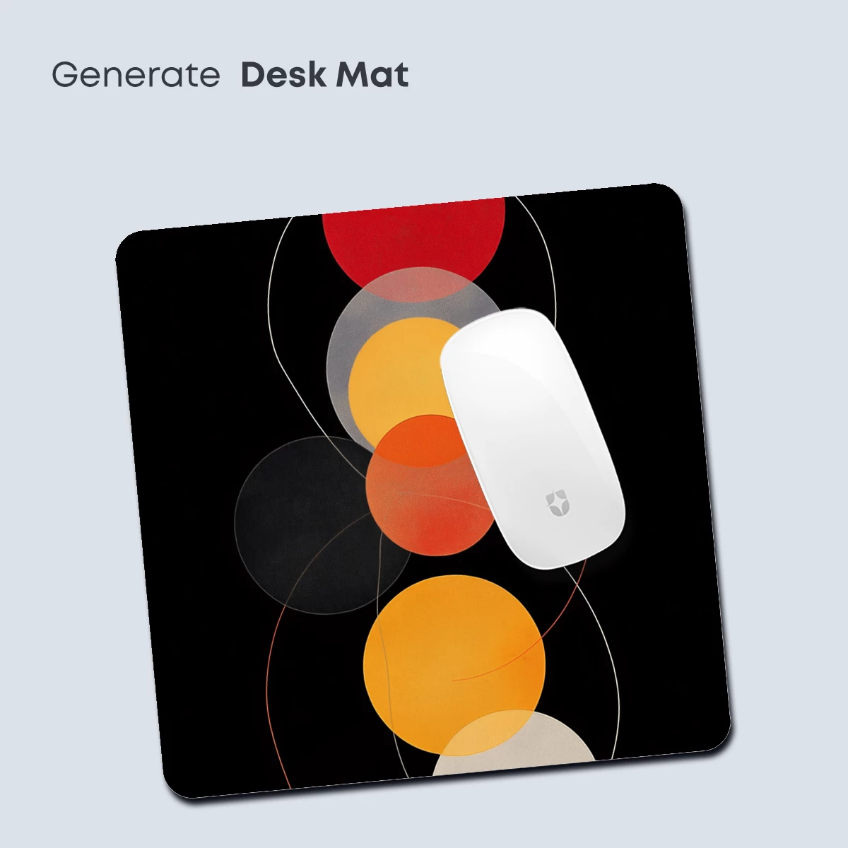 Geometric Harmony: Interlocking Circles in Warm Tones - Image 4