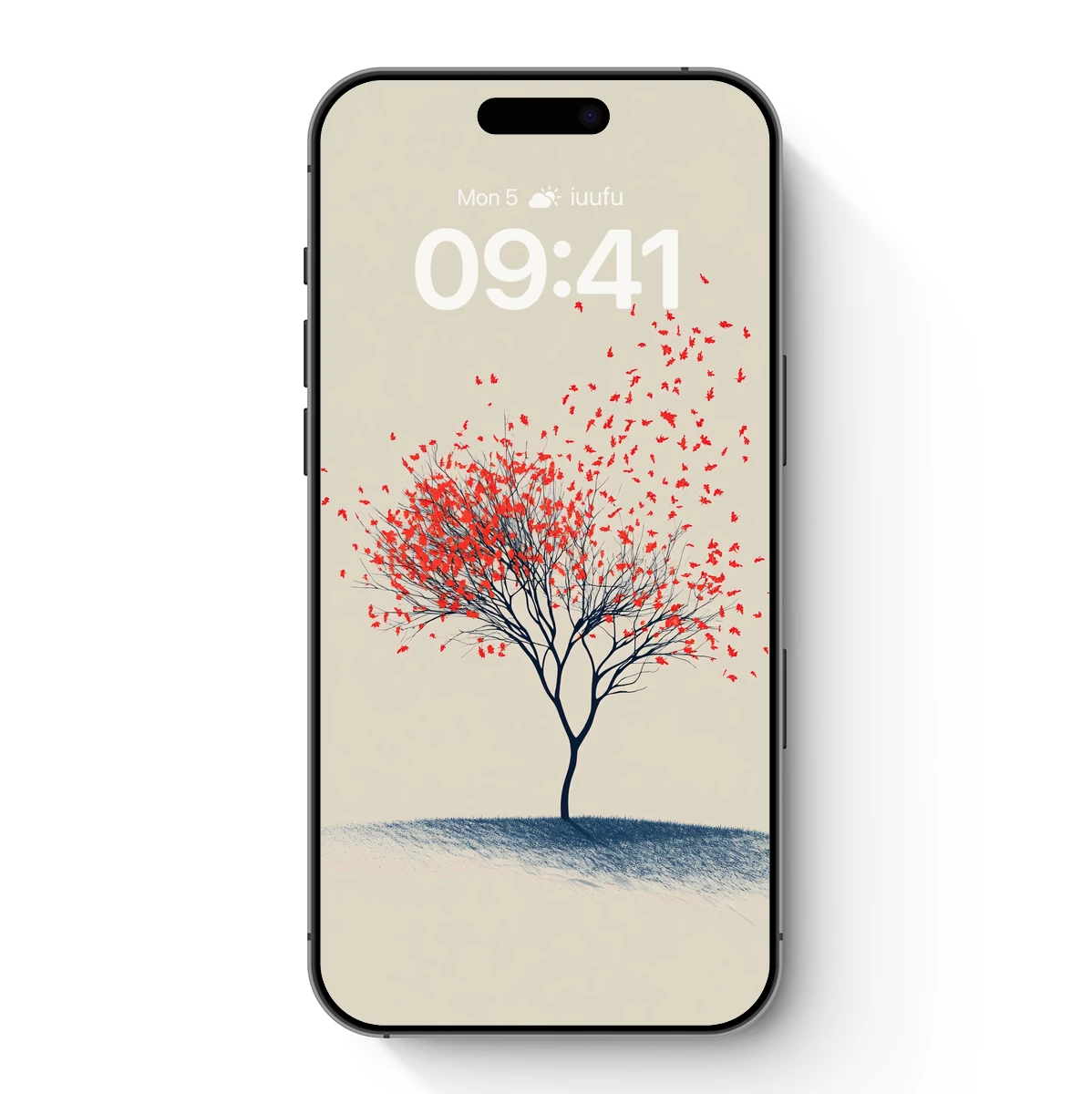 Autumn's Whisper: Tree of Falling Leaves - Image 7