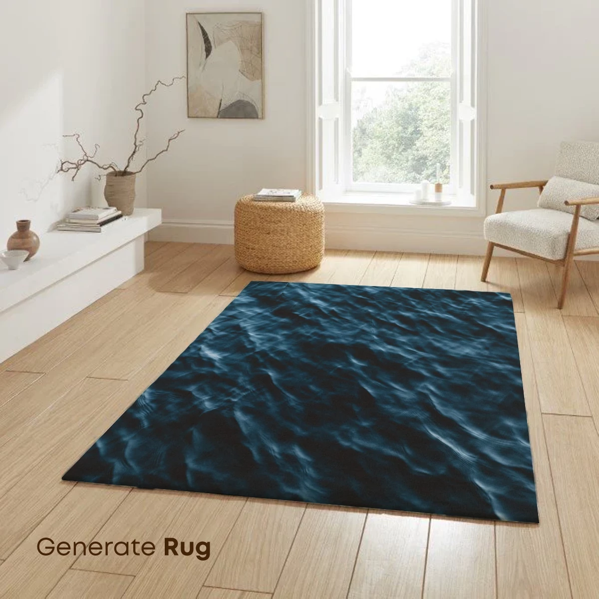 Calm Ocean Ripples: A Serene Blue Symphony - Image 6