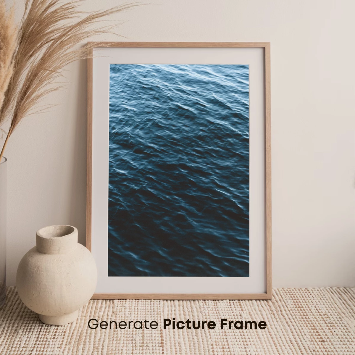 Calm Ocean Ripples: A Serene Blue Symphony - Image 7