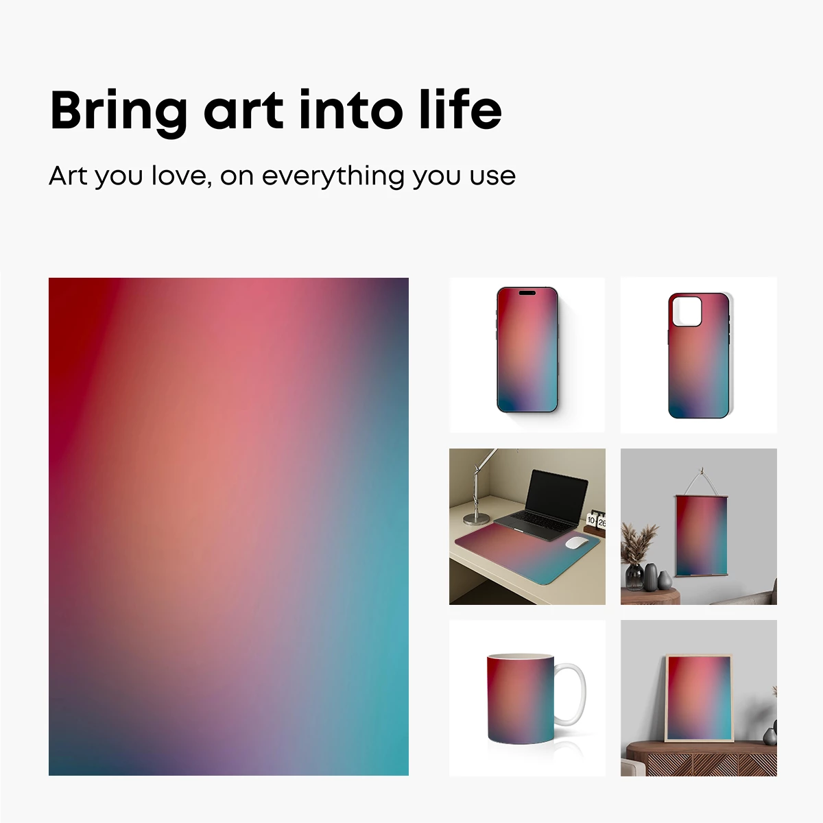 Gradient Symphony: Blurred Color Harmony - Image 2