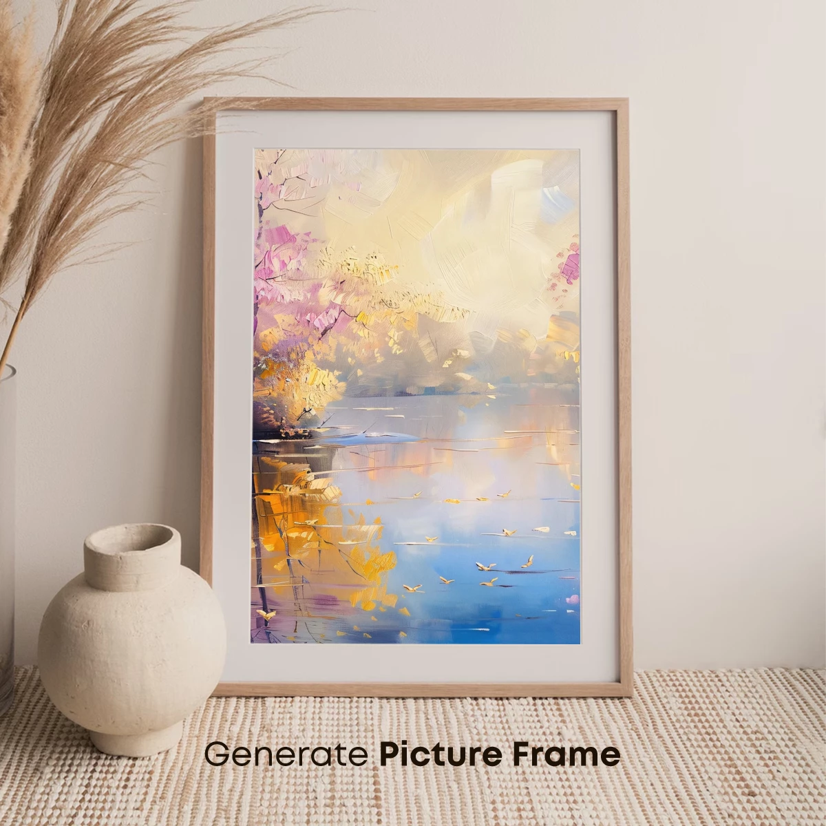 Enchanted Lake Reflections: A Painterly Symphony - Image 7