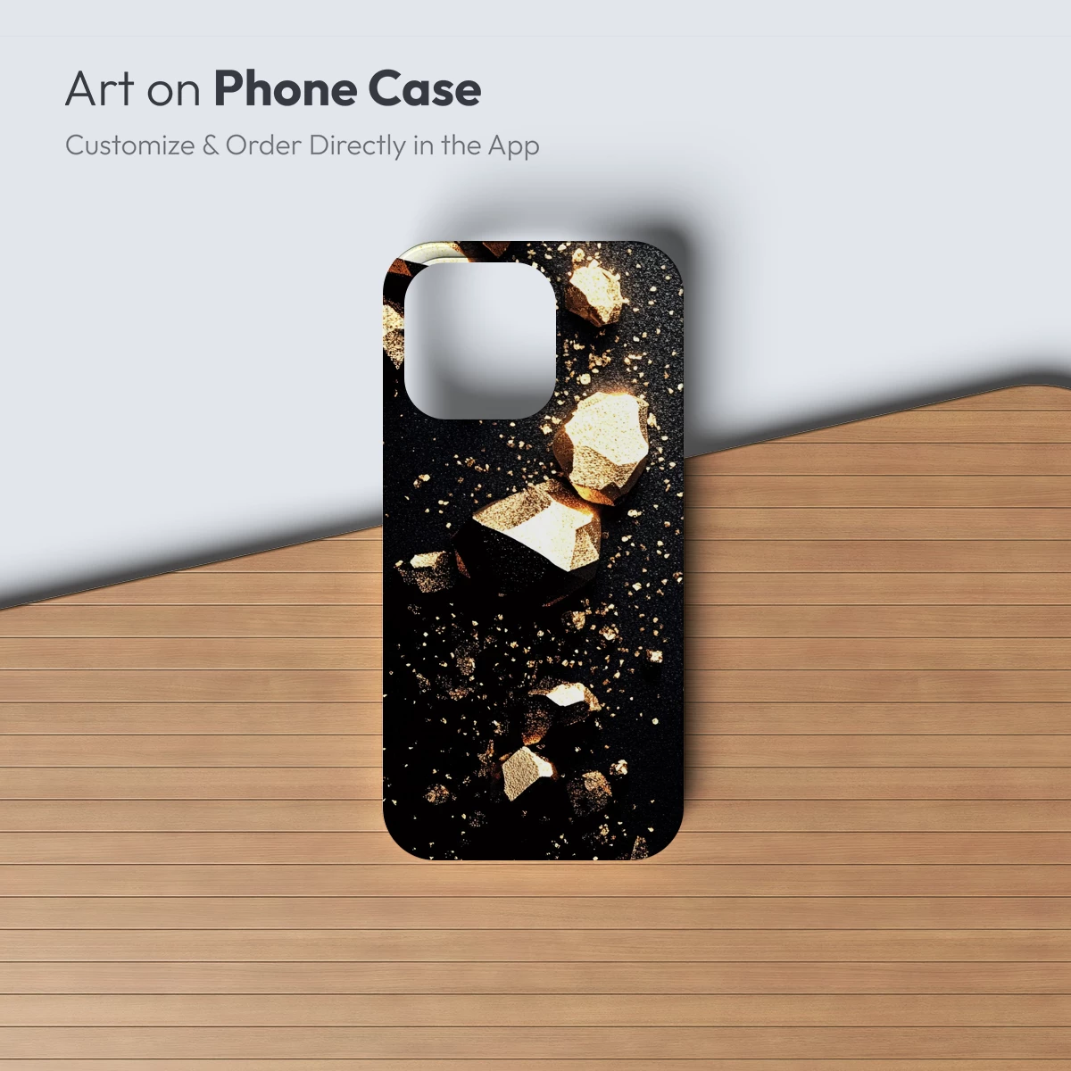 Golden Shard Symphony: Elegance in Fragmentation - Image 3