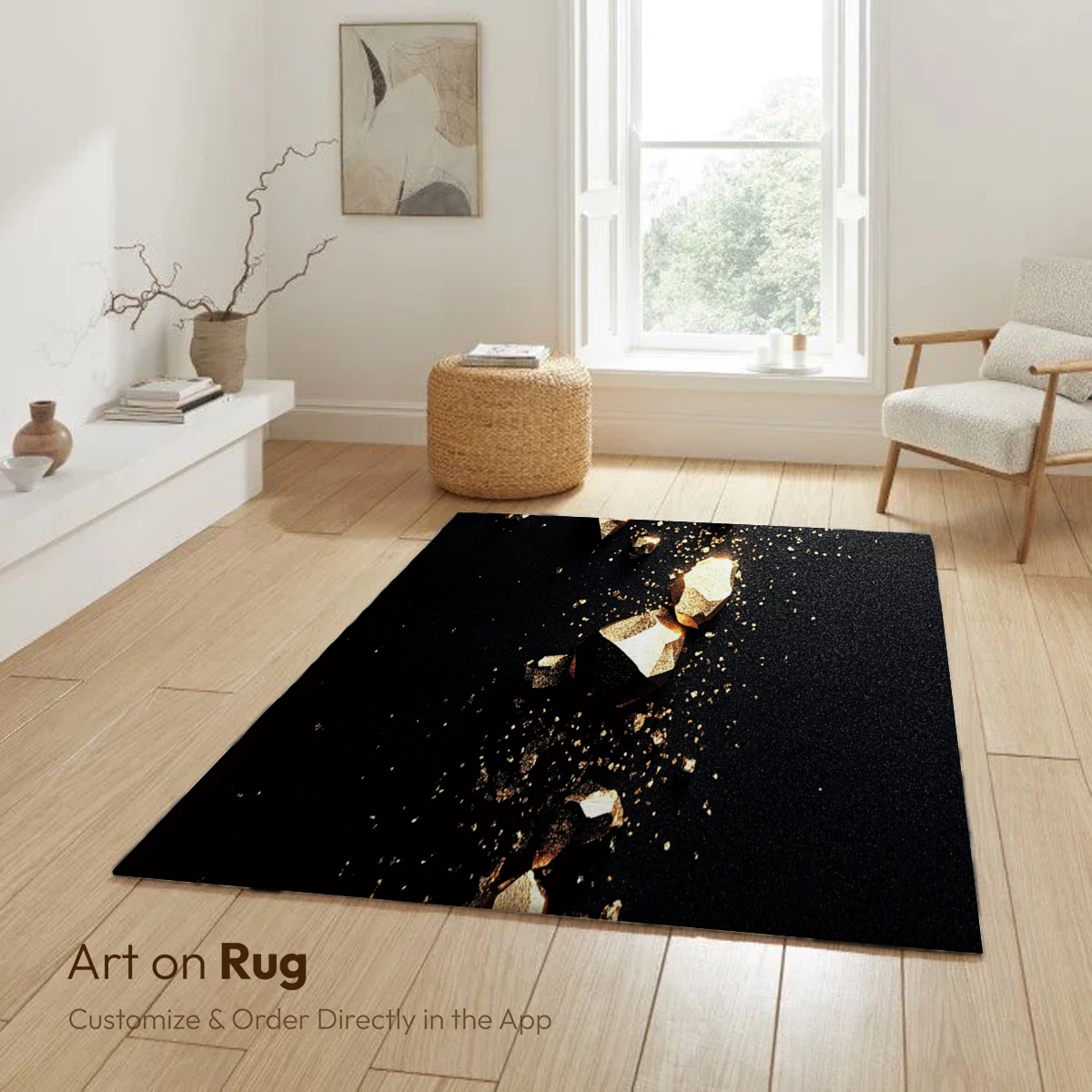 Golden Shard Symphony: Elegance in Fragmentation - Image 6