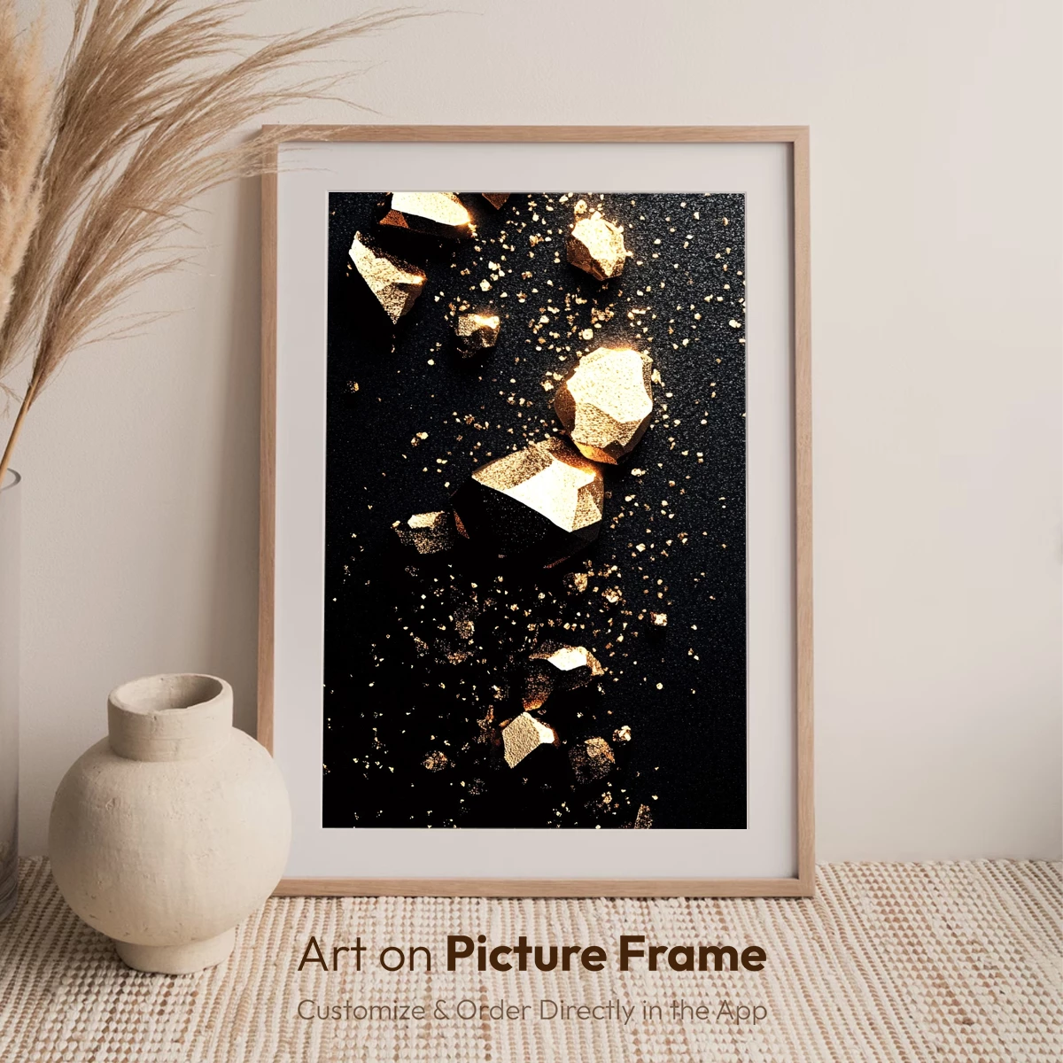 Golden Shard Symphony: Elegance in Fragmentation - Image 7