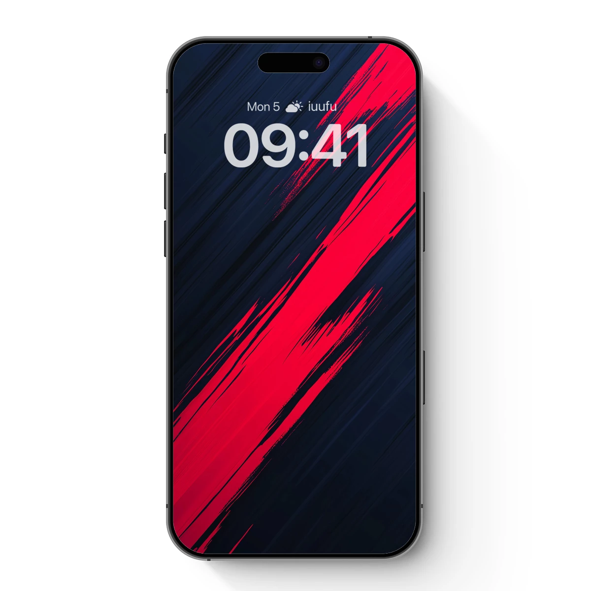Bold Diagonal Brushstrokes: Red on Navy Bold Diagonal Brushstrokes: Red on Navy