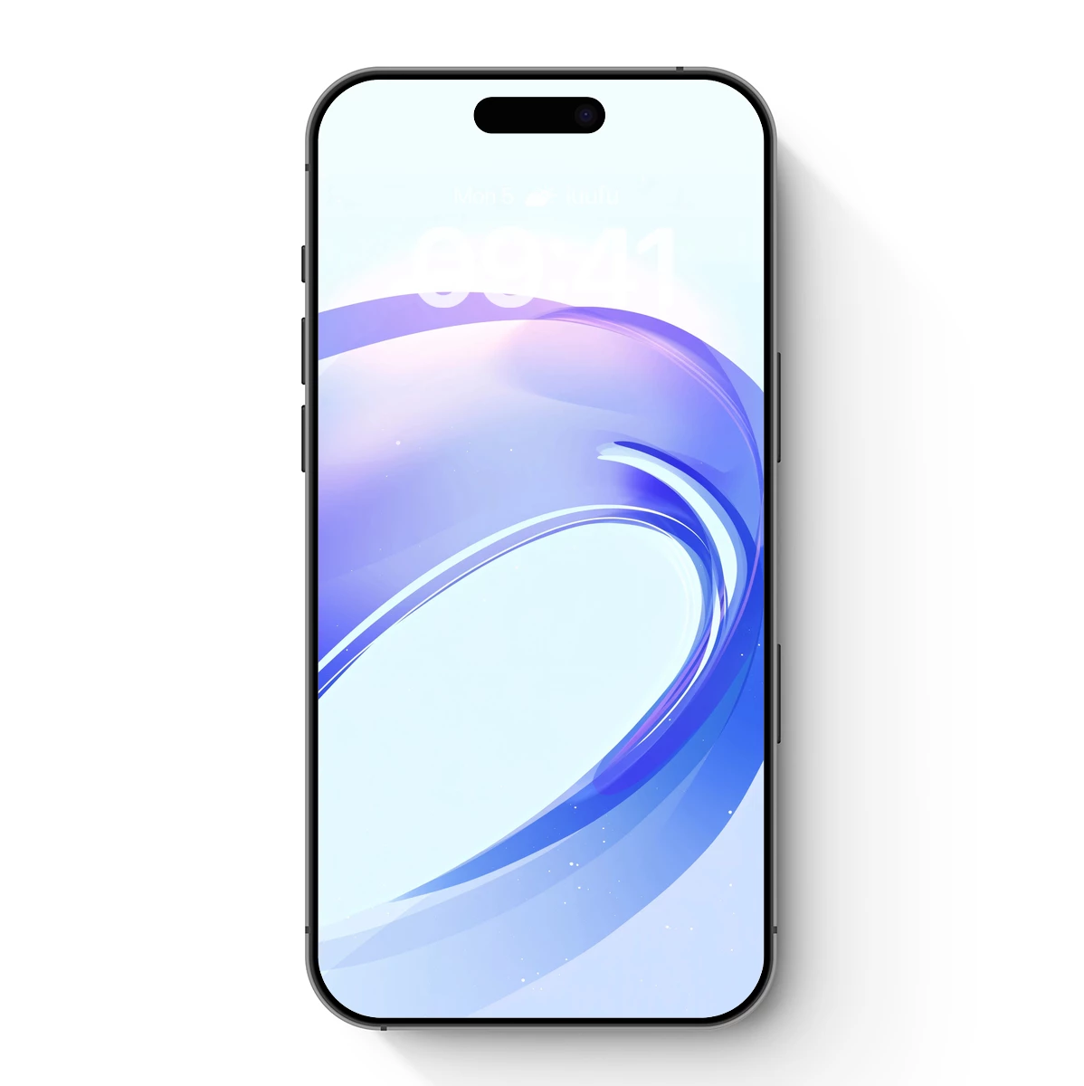 Ethereal Blue Swirl: Abstract Fluidity