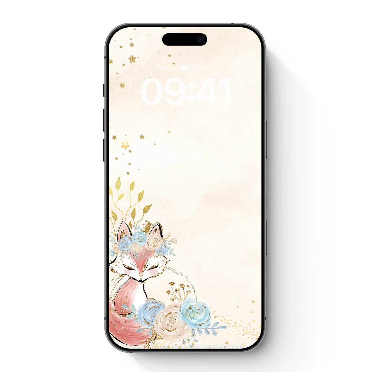 Enchanted Fox with Floral Crown