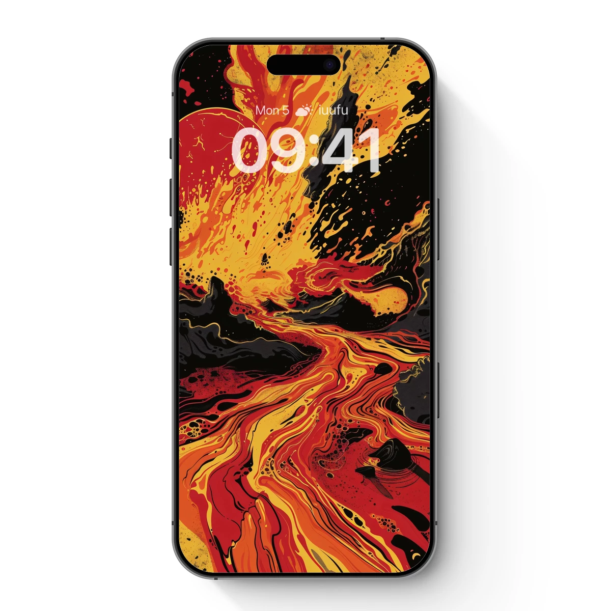 Inferno Eruption: Lava Flow Art Inferno Eruption: Lava Flow Art