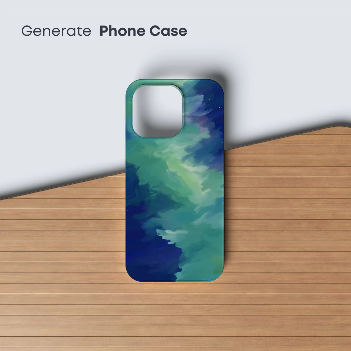 Aurora's Whisper: Ethereal Clouds in Teal and Blue - Image 3