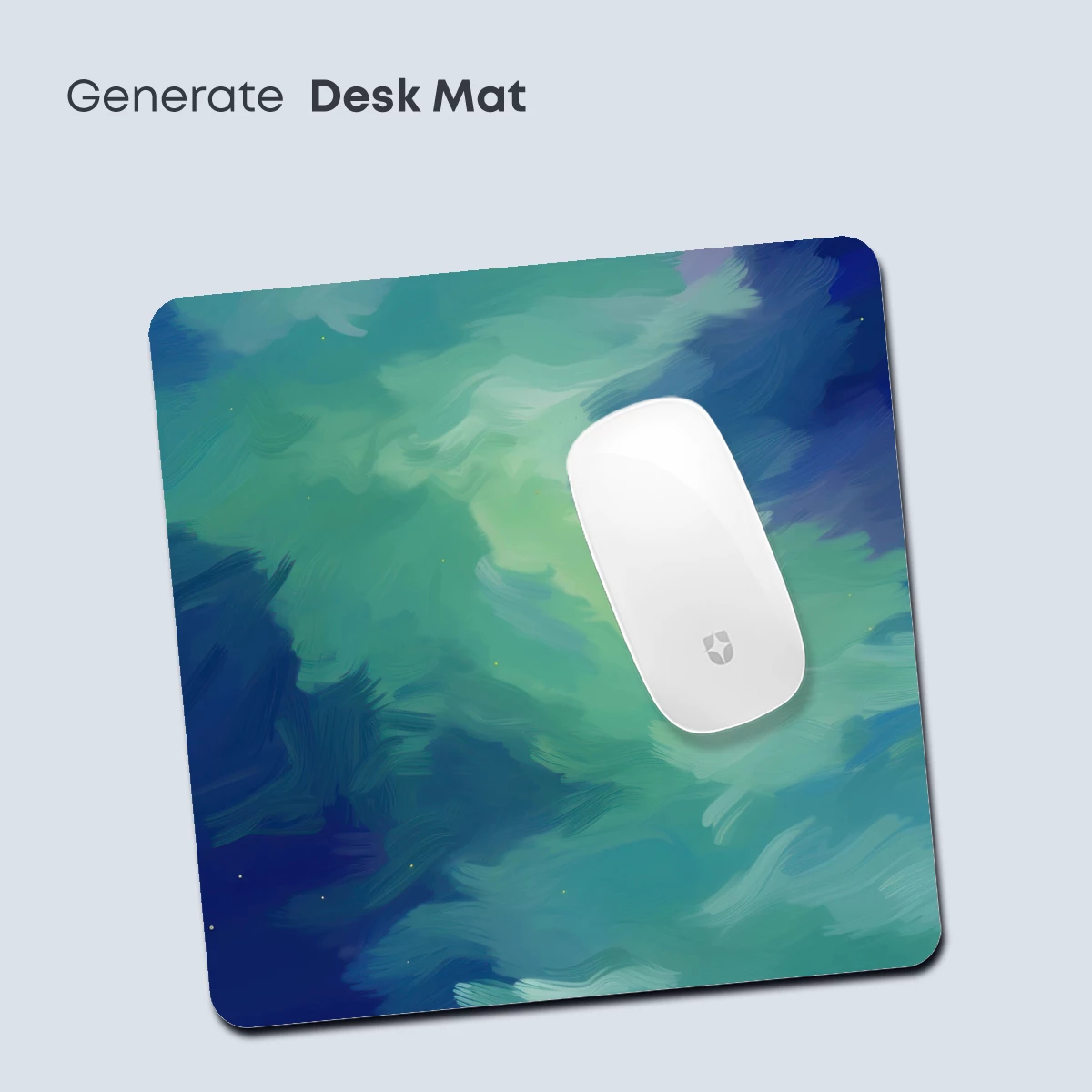 Aurora's Whisper: Ethereal Clouds in Teal and Blue - Image 4