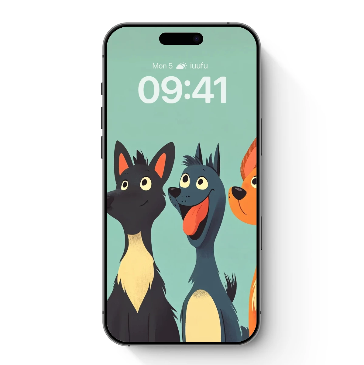 Canine Crew: Whimsical Dogs in Vibrant Harmony