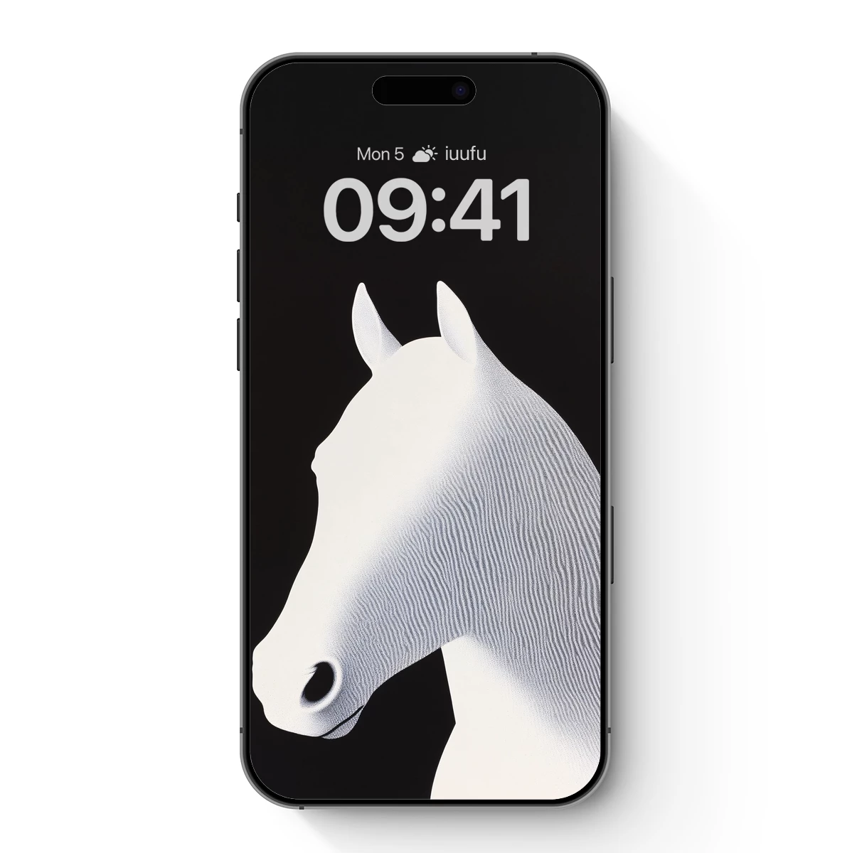 Elegant Equine Silhouette: Monochrome Mastery