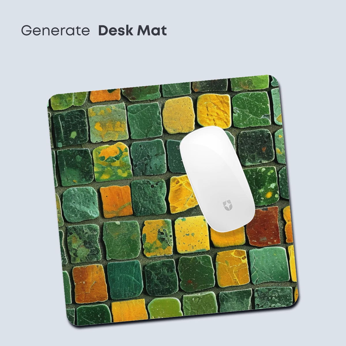 Mosaic Verde: Nature's Palette in Tiles - Image 4