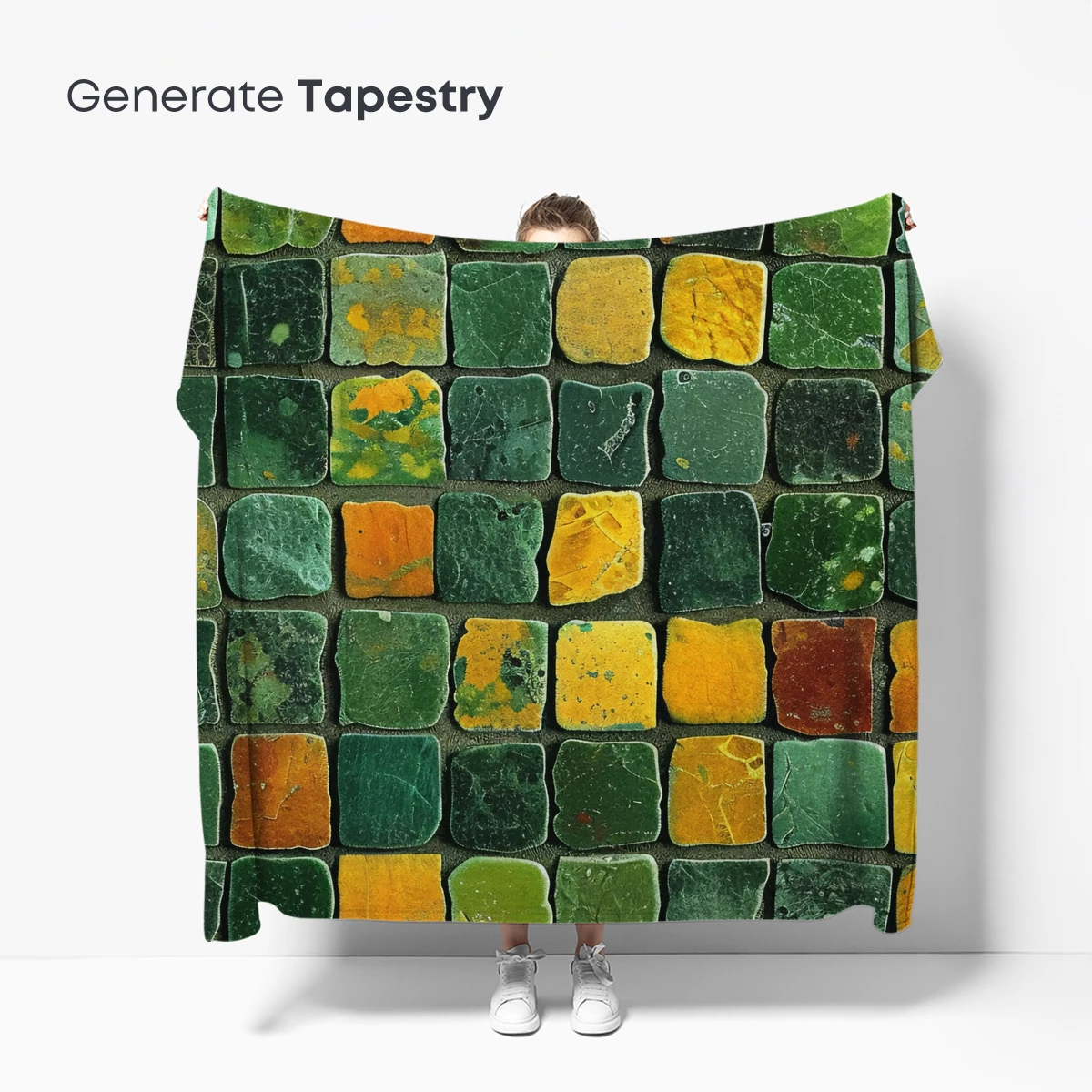 Mosaic Verde: Nature's Palette in Tiles - Image 5