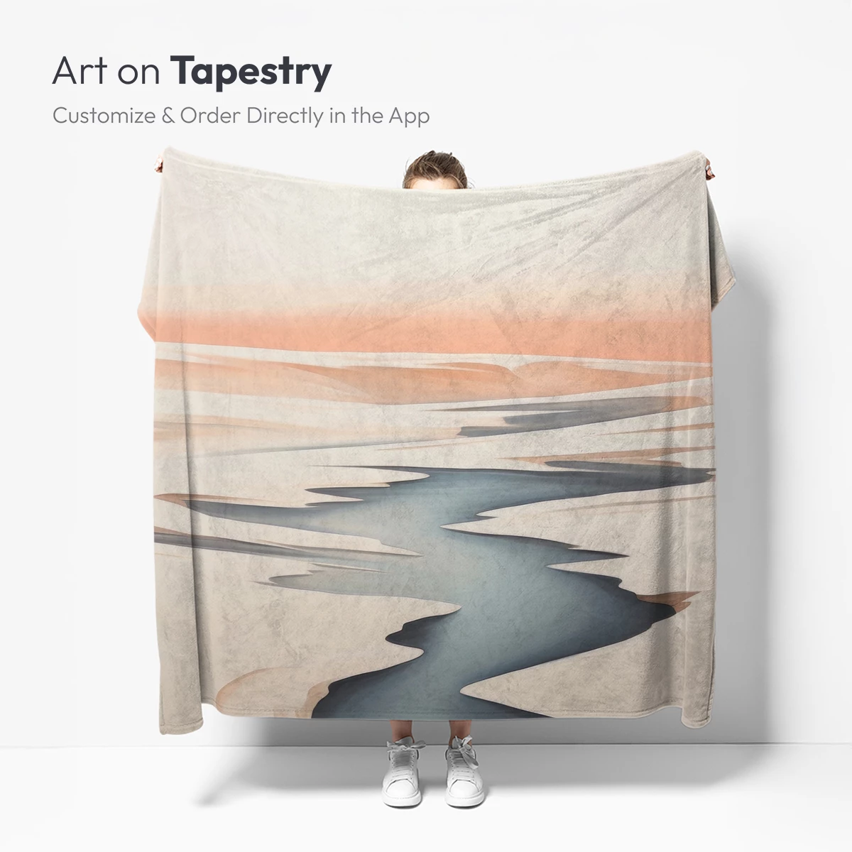 Desert Stream: Minimalist Oasis - Image 5