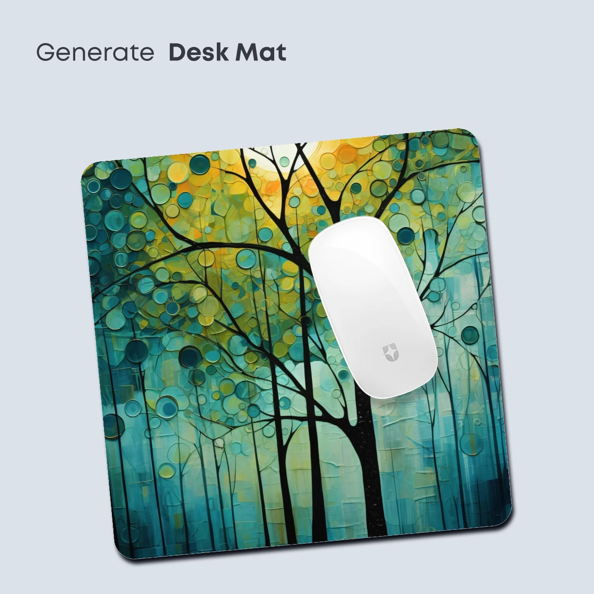 Circle Forest: Abstract Twilight Symphony - Image 4