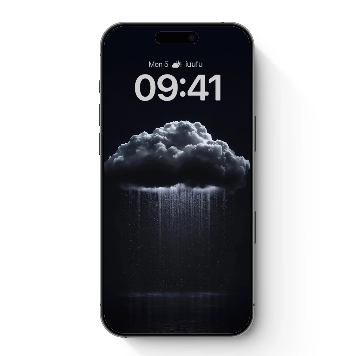 Luminous Rain Cloud: Night's Symphony