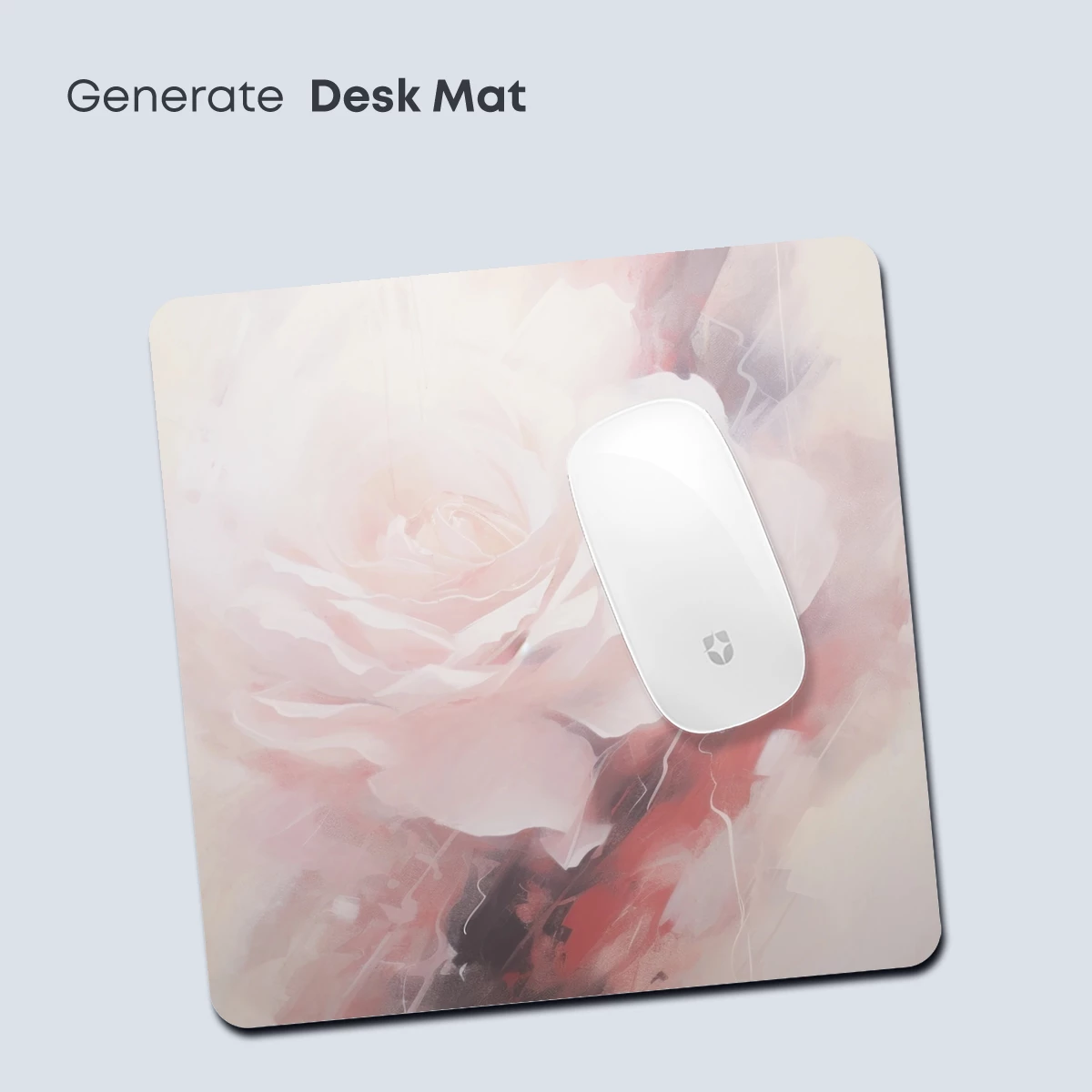 Ethereal Bloom: Abstract Rose in Soft Hues - Image 4