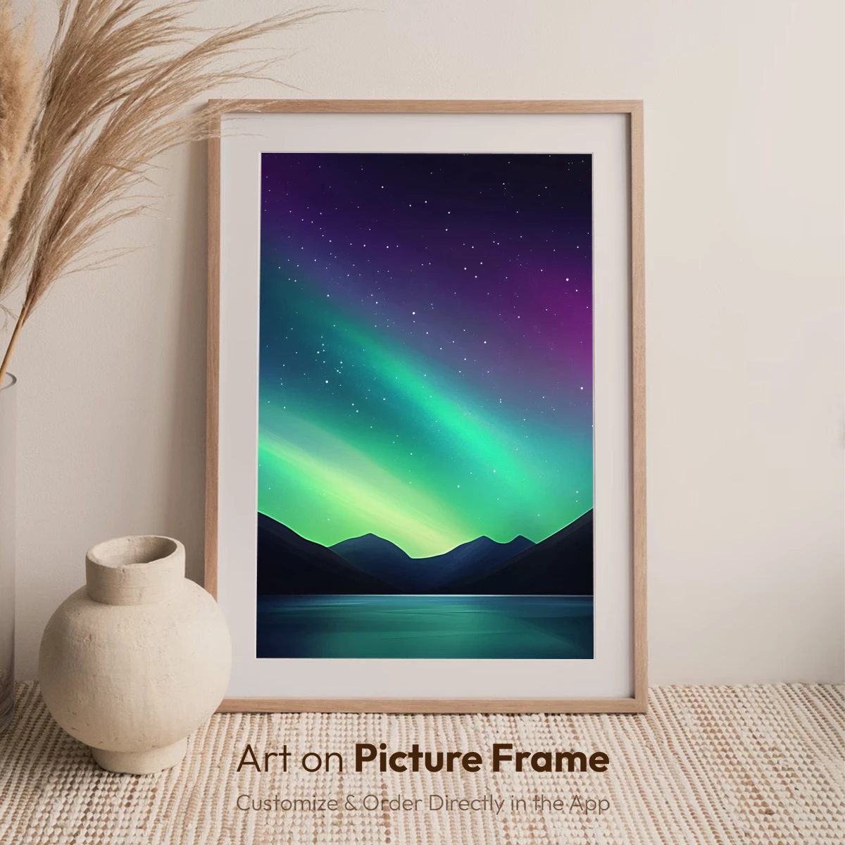 Aurora Over Serene Peaks - Image 7