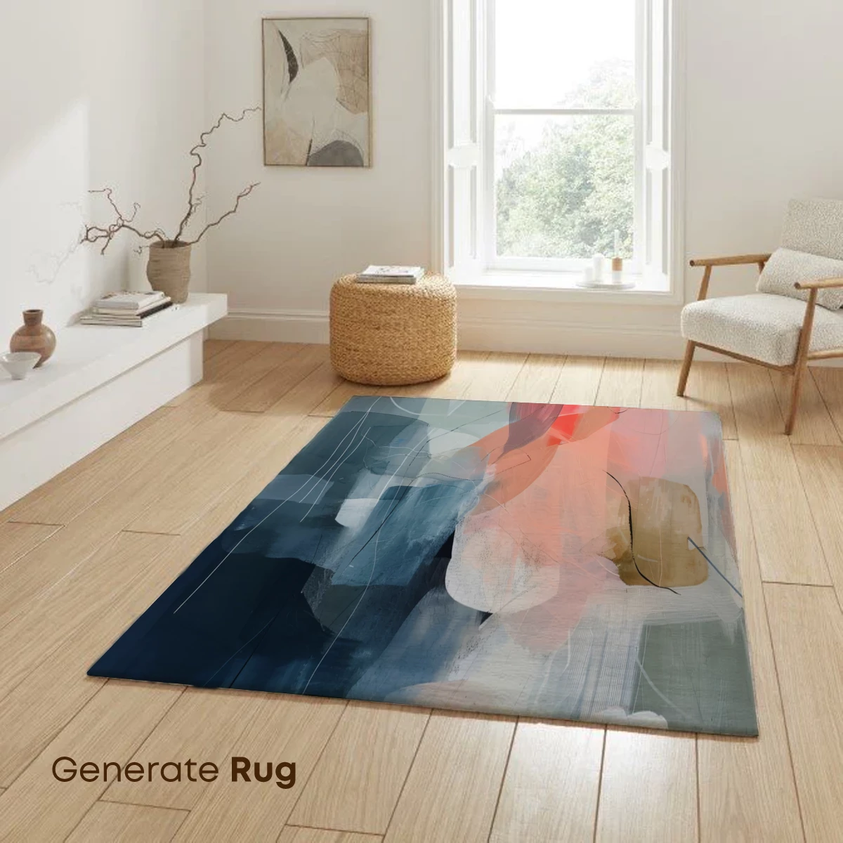 Abstract Fusion: Colorful Chaos in Geometric Harmony - Image 6