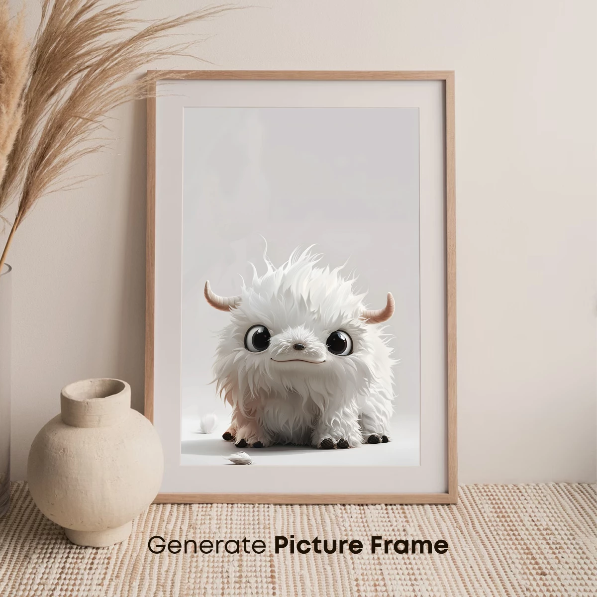 Fluffy Yeti Dream: Whimsical White Wonder - Image 7