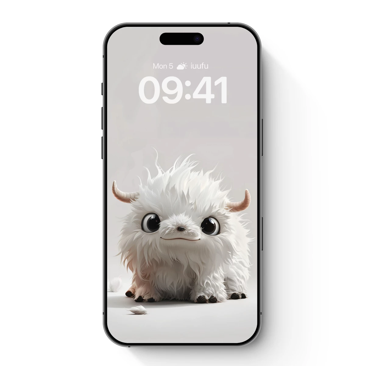 Fluffy Yeti Dream: Whimsical White Wonder